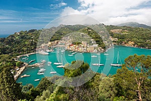 Portofino, Italy. Colorful italian village in the province of Liguria