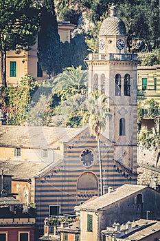 Portofino, Italy. Saint Martin San Martino church photo