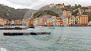 Portofino Italy Winter Panorama