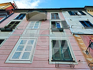 Portofino pictoresque village Italy colorful buildings painted houses