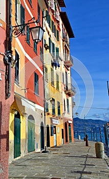 Portofino street, Liguria, Italy