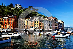 Portofino village on the Ligurian Coast photo