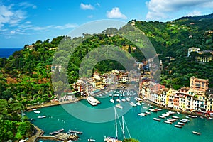 Portofino village on Ligurian coast, Italy