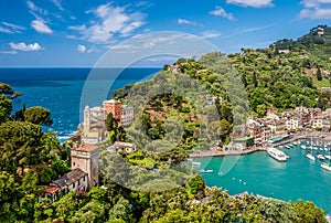 Portofino village on Ligurian coast, Italy photo