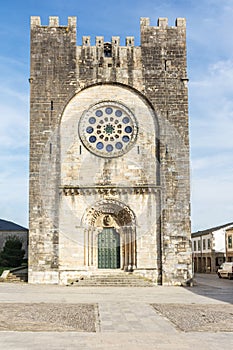 Portomarin and the Church of San NicolÃÂ¡s, main place of the Camino de Santiago in Lugo Spain photo