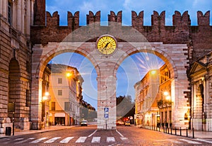 Portoni della Bra in Verona, Ialy photo