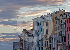 Portovenere painted houses of pictoresque italian village UNESCO