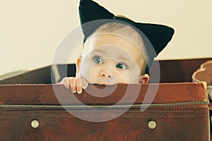 Portrait of aborable baby