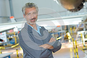 portrait aerospace factory manager