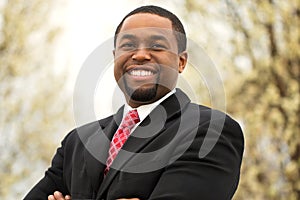 Portrait of an African American businessman