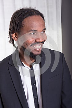 Portrait of an african musician