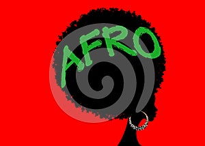 Portrait African Women , dark skin female face with hair afro and ethnic traditional curly, isolated , hair style concept