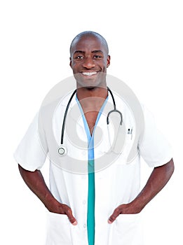 Portrait of an afro-american doctor