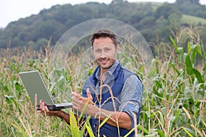 Portrait of agronomist photo