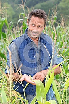 Portrait of agronomist photo