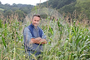 Portrait of agronomist photo