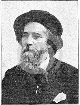 Portrait of Alphonse Daudet photo