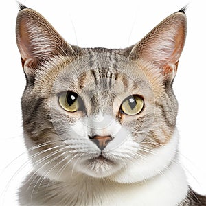 Portrait of anatolian cat. Animal breed