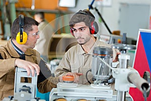 portrait apprentice with teacher