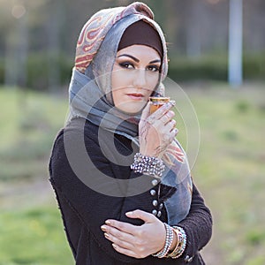 Portrait of an arabian woman