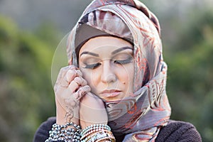 Portrait of an arabian woman