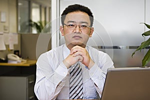 Portrait of asian business executive