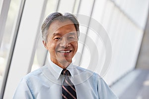 Portrait Of Asian Businessman In Modern Office