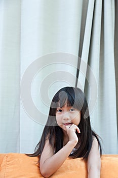 Portrait asian girl.