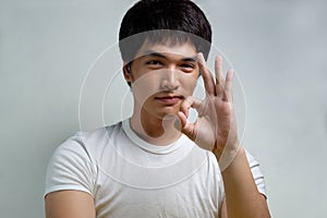 Portrait of Asian Male Model