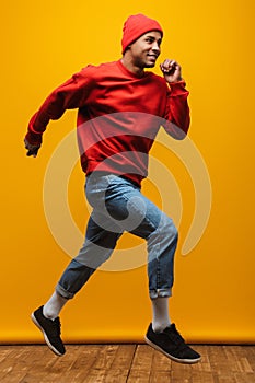 Portrait of an attractive confident casual young man