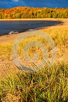 Portrait of Autumn at Pancake Bay, Lake Superior, Ontario