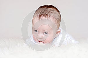 Portrait of baby age of 4 months