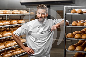 Portrait of a baker photo