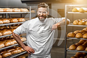 Portrait of a baker photo