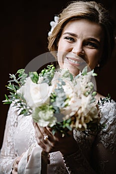 Portrait of beautiful bride