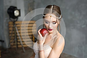 Portrait of a beautiful bride.