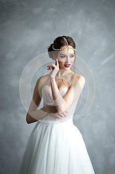 Portrait of a beautiful bride.