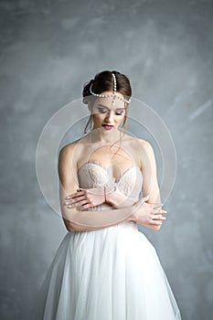 Portrait of a beautiful bride.