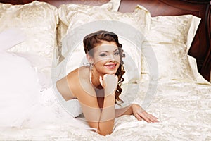 Portrait beautiful bride