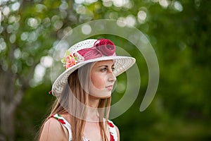 Portrait of a beautiful elegant woman