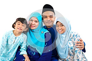 Muslim family photo