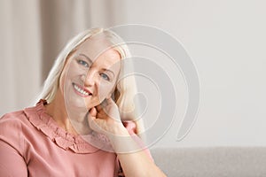 Portrait of beautiful older woman