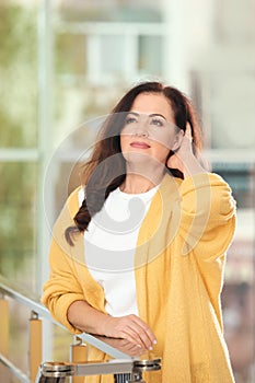 Portrait of beautiful older woman