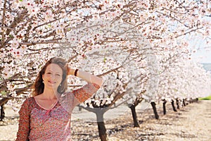 Portrait of beautiful real 40 years old woman