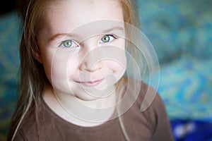 Portrait of a beautiful smiling girl