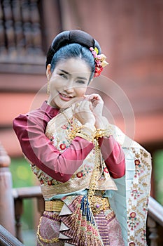 Portrait of a beautiful thai woman