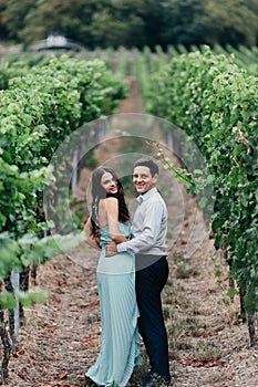 Portrait of a beautiful wedding couple