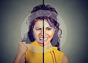 Portrait of a beautiful woman smiling