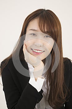 Portrait of beautiful young asian woman