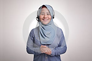 Muslim Lady Call Center Operator